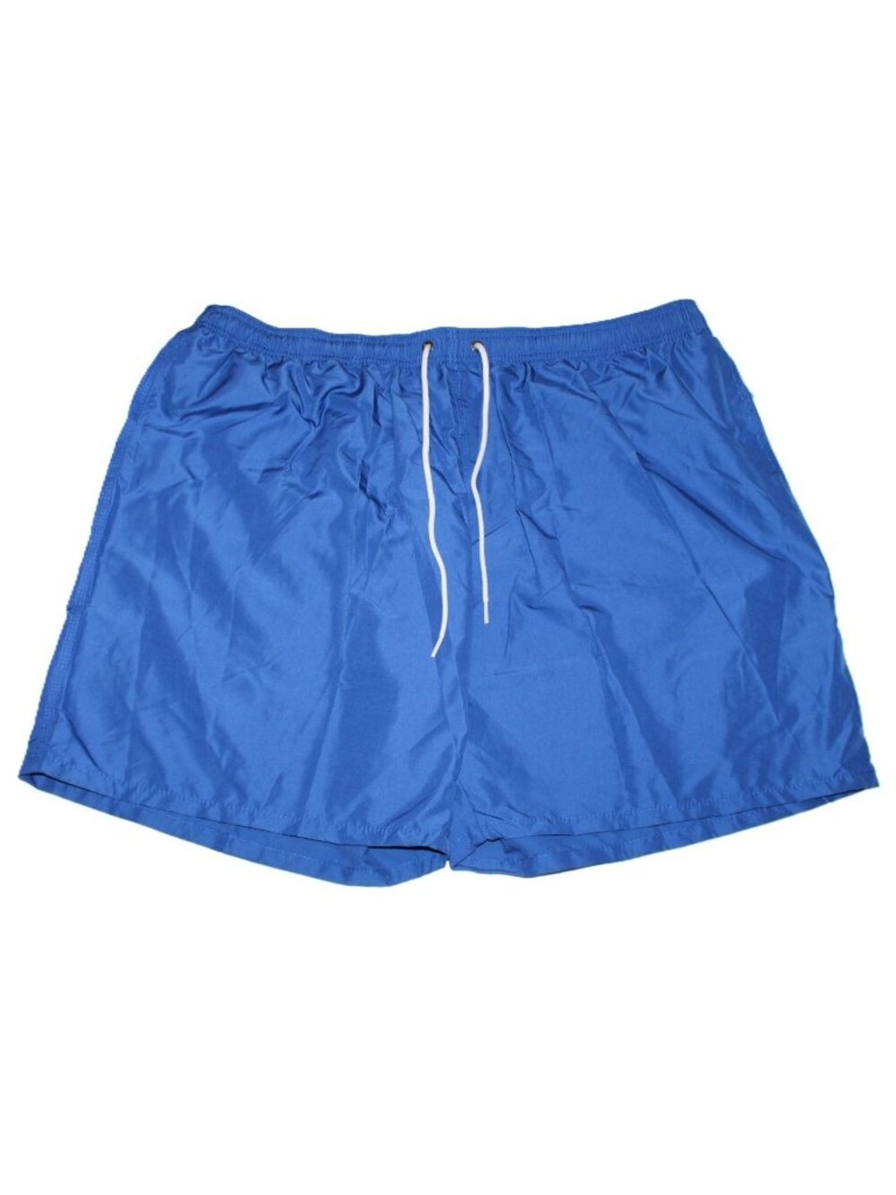 Men's Swim Trunks Shorts Quick Dry 7" Mesh Lining Blue Solid XXXL